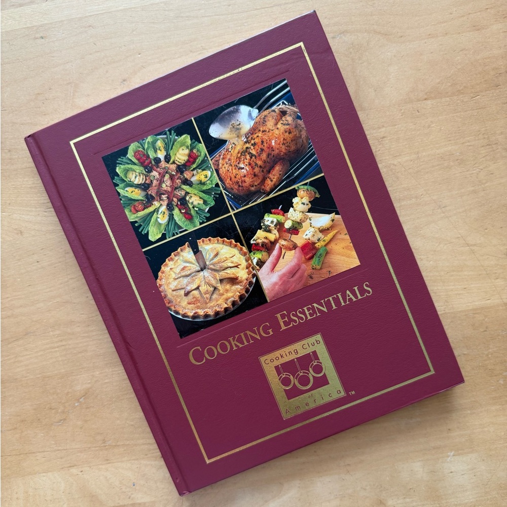 Cooking Essentials hardcover cookbook